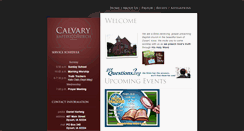 Desktop Screenshot of calvarybaptistdysart.org